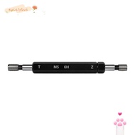 EUCALYTUSMY Double Ends Thread Gauge, M5x0.8 Black Thread Plug Gauge, Durable 6H Tolerance Steel Mat