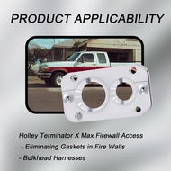 01232023 Firewall Pass Through for Holley Terminator X Max-Eliminates Gromet in fire Wall- Bulkhead 