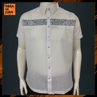 Obra ni Juan Inno Fit (Regular Fit) Polo Barong   - White (#2833)