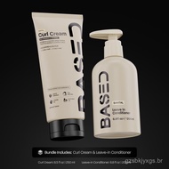 BASED Curly Duo: High-Quality Non-Toxic Curling Cream and Leave-In Conditioner Set-Styling Curly Hai
