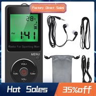 AM FM Portable Radio Personal Radio with Headphones Radio with Rechargeable Battery Digital Display 