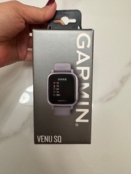 Garmin Venu SQ智能手錶 薰衣草粉紫色