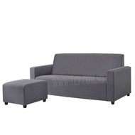 3 Seater Fabric Sofa + Stool  (HLD-001)