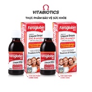 Combo 2 Siro TPBVSK FEROGLOBIN B12 Liquid Hỗ Trợ Khả Năng Tạo Máu 200ml - Thương Hiệu Vitabiotics