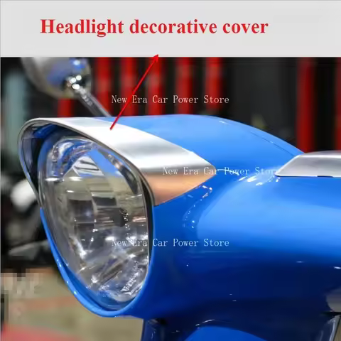 Suitable for Motorcycle Accessories For Peugeot Django 125/150 QP150T-C Headlight Decorative Cover D