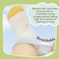 6mth to 7yo【4/5/6 pairs set】Baby Toddler Boys Socks Cotton Breathable Thin Summer Quarter Crew Sport