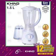 🂣🃾🃸Khind Blender Mixer Jug With Dry Mill Fruit Pengisar Buah 搅拌机 bl1515 bl320t bl1012