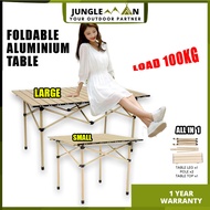 JUNGLEMAN Camping Table Foldable Aluminium Meja Picnic Lipat Outdoor Camping Folding Table Meja Lipa