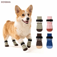EIONG8686FT 1 Set Puppy Sock, Wear Resistant Anti Slip Dog Sock, Durable Stay On Breathable Dog  Pro