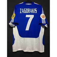 2004 Greece Home Retro Football Jersey Champions League ZAGORAKIS Top Quality Shirt