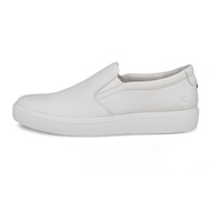 ECCO SOFT 60 MEN'S LEATHER SLIP-ON SHOES
