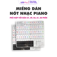 Piano Sticker Piano 88 keys for large keys - for beginners