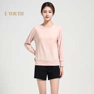 Eyouth 13105 Women's Soft and Comfortable Long Sleeve T-Shirt - Womenswear
