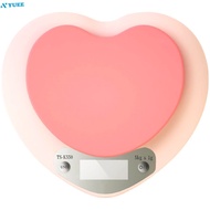 Heart Shaped Kitchen Electronic Scales Home Appliances Precision Home Food Scales Kitchen Accessories Pink Small Gram Scale Kitchen Baking Scales yuee