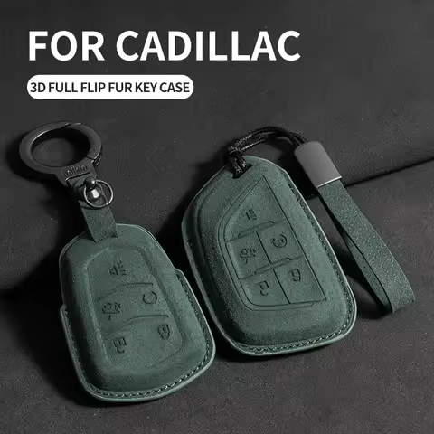 Key Fob Cover Fits For Cadillac IQ EV Series: IQ LYRIQ, IQ OPTIQ, VISTIQ, IQ ASCEND, CT5, XT5, CT6,