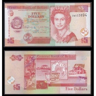 Belize 2017 5 Dollars UNC (P-67)