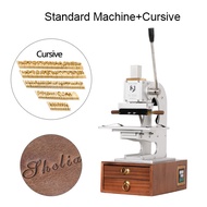 ZONESUN เครื่องปั๊มโลโก้ด้วยตนเองเครื่องปั๊มฟอยล์ไม้หนังพร้อมตัวระบุตำแหน่งอินฟราเรด