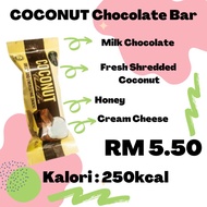 CHOCOTAINER Coconut Chocolate Diet Energy Bar Healthy Snack Sihat