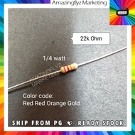 Spare Part Resistor Electronic 22k Ohm/ Perintang Elektronik