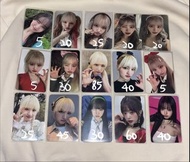 ive 小卡 Liz 小卡 Wonyoung 小卡