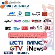 Paket Nex Parabola Aktifkan Trans Tv &amp; Mnc Group (Rcti, Mnctv, Gtv,