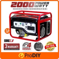 PRODIY EUROX EuroPower EGU2500 Power Generator Petrol Getset Generator 4 Stroke Gasoline Generator P