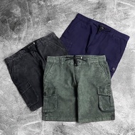 What's More HITS Men's Short Cargo Pants Thick Wash Twill Color