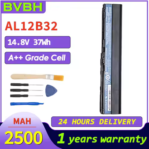BVbh AL12B32 Laptop Battery For Acer Aspire One 725/756/V5-171/B113 Chromebook TMP116M TravelMate B1