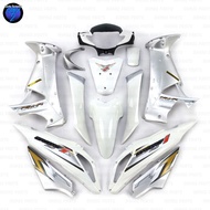 Rama2Parts ชุดสีเวฟ125i ไฟเลี้ยวบังลม ปี2007 (ชุด14ชิ้น) สีขาวเทา[2เฉด] ชุดสีwave125i ไฟเลี้ยวบังลม