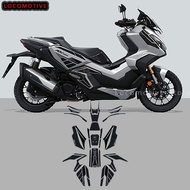 LS adv 350 accessories Motorcycle 3D Epoxy Sticker Protection Kit Tank Pad Anti Scratch Decal Non-sl