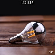 LZEEM Crystal Light Bulb, semi-plated Warm White LED Light Bulb, 2023 E12/E14/E26/E27 4W 2200K 2700K
