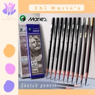 Marie's art pencil Combo - HB/8B density - Specialized for drawing statues, portraits, landscapes