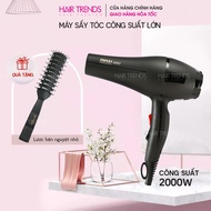 Genuine Maxi 8003 2000W High Capacity 2-Way Hot and Cold Styling Hair Dryer with 3 Wind Levels