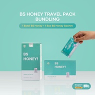 [SPECIAL OFFER] COD MADU BS TRAVEL PACK BUNDLING 1 Bottle BS Honey + 1 Box BS Honey Sachet BPOM HALA