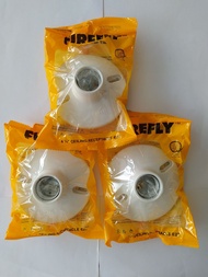 3 PCS Firefly Ceiling Receptacle Bulb Socket Receptacle 2-1/4  3-1/4  4-1/4