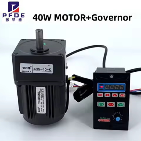 5RK40GN-CF 220V/110V AC Geared Motors 40W Induction Small Machine 1 to 3K-1 To500K with Governor CW 