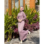 Calendula Dress By Khastara Dress Gamis Satin silk Premium Gamis Payet Mutiara
