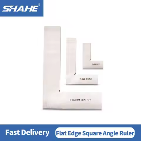 Angle Flat Edge Square 50x40/70x50/100x70mm 90 DegreeAngle Ruler Woodworking Tools Carpenter Square 