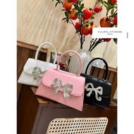 Office style ladder bow bag, suitable for going out or going to work