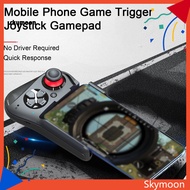 Skym* Mobile Game Controller Low Latency High Sensitive Quick Response No Driver Required Ultralight Bluetooth-compatible Wireless Gamepad Joystick Phone Supplies
