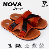 Gueva Men's Sandals Nova Series Casual Adult Slides Modern Style Flexible Slip On Men's Slides