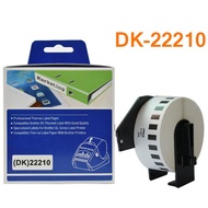 1Roll Dk-22210 Labels Per Roll Thermal Sticker 29mm Width Continuous Paper Labels Dk22210 For Brothe
