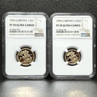 1994 年英國 5 Sovereign 收藏金幣 NGC PF70UC