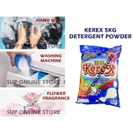 5KG KEREX Serbuk Pencuci Pakaian / KEREX Detergent Powder / Pencuci Pakaian Wangi