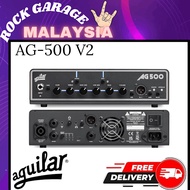 Aguilar AG 500 V2 Gen 2 500-watt Super Light Bass Amplifier Head (AG500V2/AG-500V2)