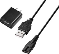 Hair Clippers Charger Cord Compatible with Zaekary,QBZDOUA,Dollar Shave Club,Lopeie Beard Trimmer Ch