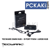 TECWARE OMNI HUB - 8 PORT PWM + ARGB HUB | SATA POWERED ARGB &amp; PWM SYNC TO MOTHERBOARD CONTROLLER