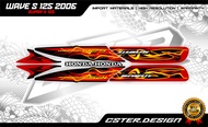 STRIPING SUPRA X 125 2006 / striping wave 125s 2006 wave dragon