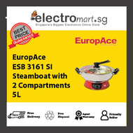 EuropAce ESB3161SI Steamboat with 2 Compartments  5L