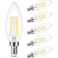 Cotanic Dimmable E12 Candelabra LED Bulbs, 60W Equivalent,4000K Daylight,600LM Ceiling Fan Light Bul